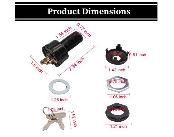 Golf Cart Starter Switch Item 3
