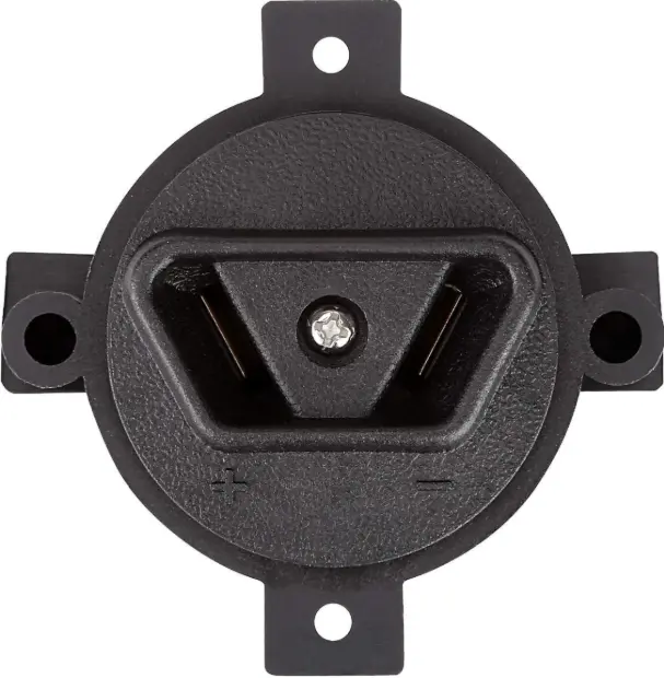 CE Certification Universal 36V Golf Cart Charger Plug Receptacle - 2-Prong for EZGO, Club Car, Yamaha Part Number 0004107 Manufacturers, Supplier