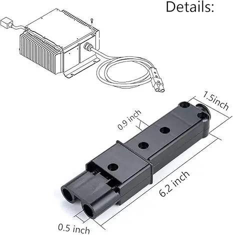 Best 48-Volt Golf Cart Charger Plug Compatible with Yamaha Electric Models | Replace JR1-H235A-00 Suppliers, Supplier