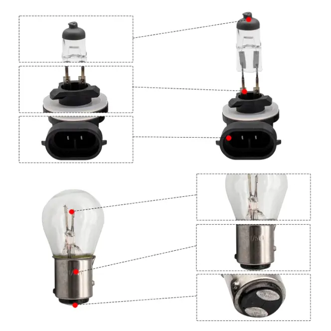 OEM Drive-up Golf Cart Taillight Bulb Kit 1011582 Compatible with Club Car DS Manufacturer, Supplier