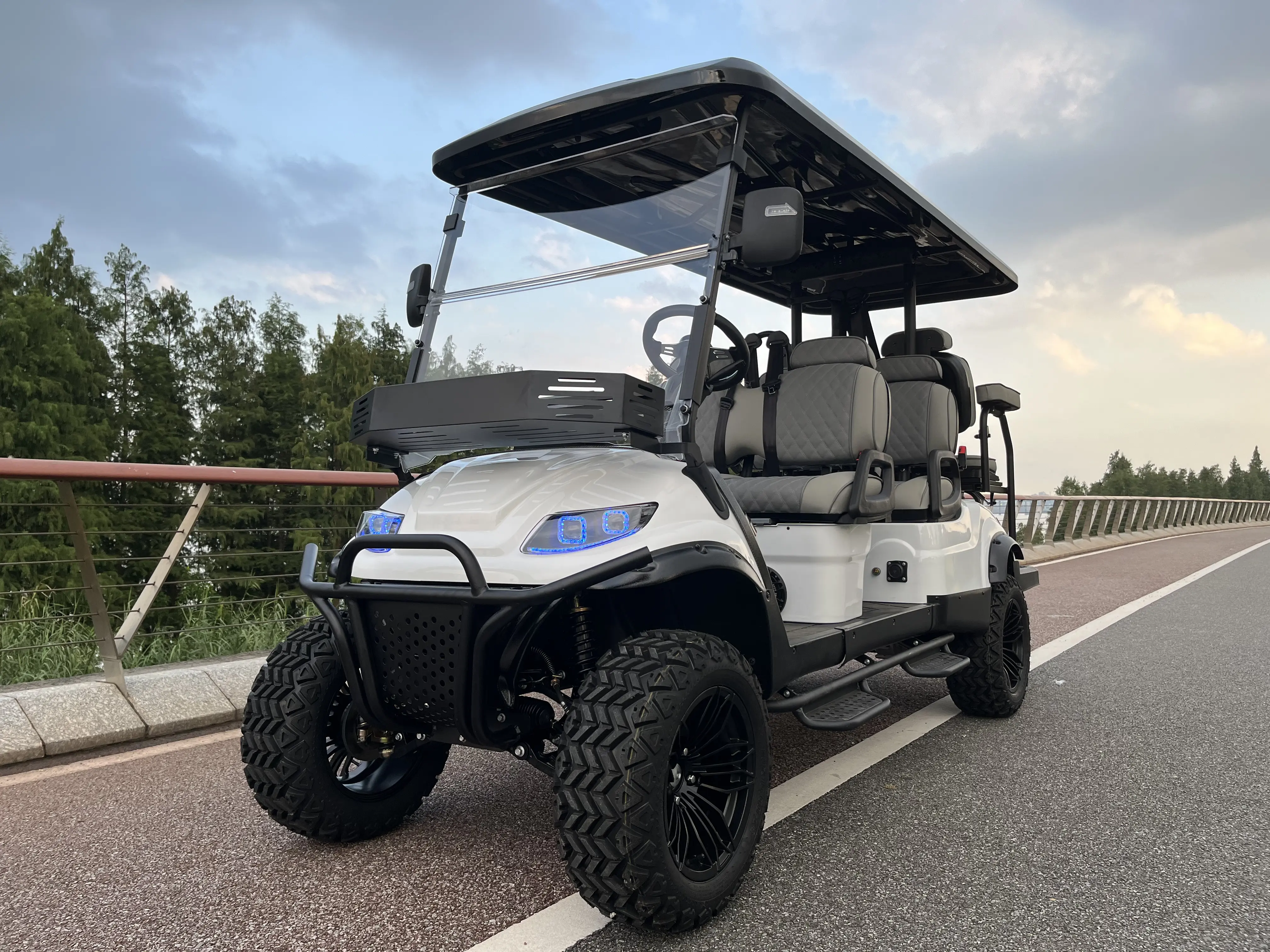 OEM Cheap Price 4+2 Seater off Road Golf Cart Electric Golf Trolley Cart with CE Approval Manufacturers, Supplier