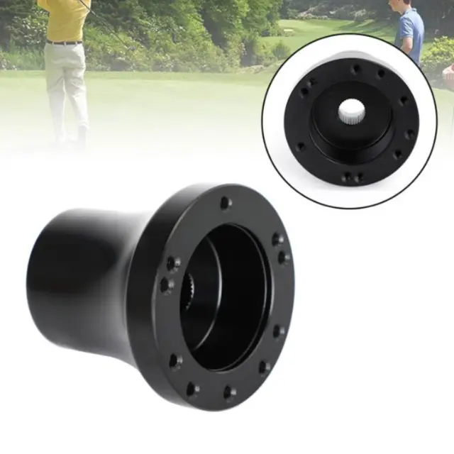 Best Golf Cart Steering Wheel Adapter Black with Assembly Screws For Club Car DS or Ezgo or Yamaha Suppliers, Factories