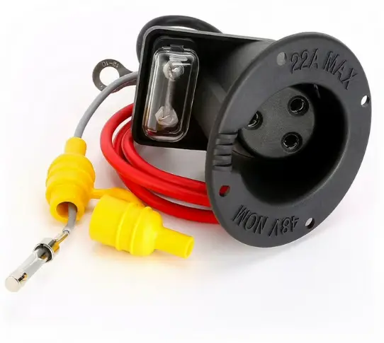 CE Certification Club Car 48 Volt Charger Receptacle & Fuse Assembly - OEM Replacement 101802101 Manufacturer, Factories