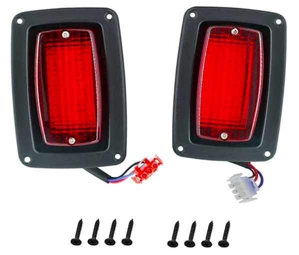 Club Car DS tail lights detail