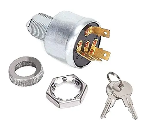 Best EZGO TXT Golf Cart Ignition Switch 33639-G01 with 2 Keys – 4 Spade Terminal Key Switch for Gas & Electric Models Manufacturer, Factories