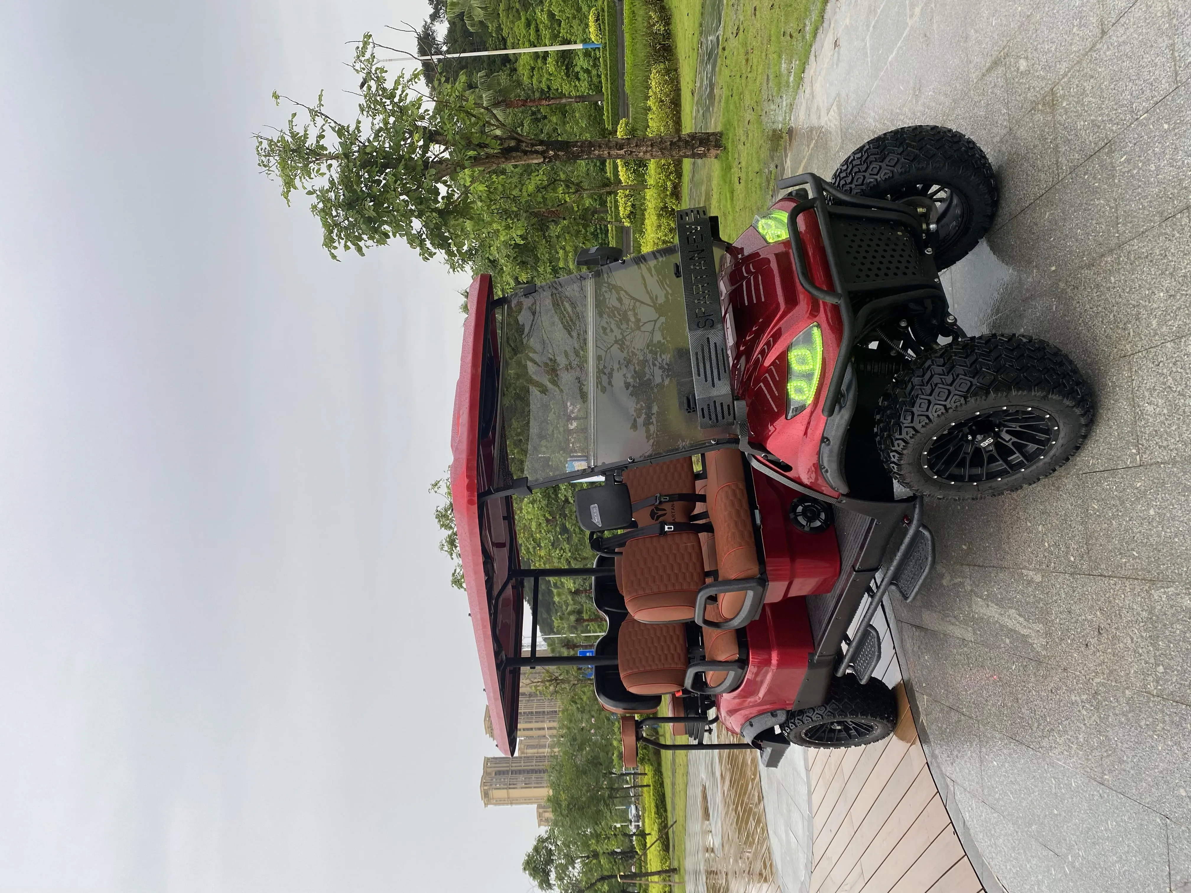 Best Hot Sale Buggy Cart Electric Utility Vehicle Lithium Battery Lifted 6 Seater Golf Car Manufacturers, Supplier