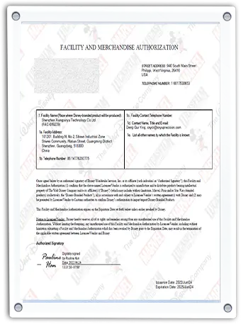 XXY CNC Parts quality assurance certificate - precision machining industry certification