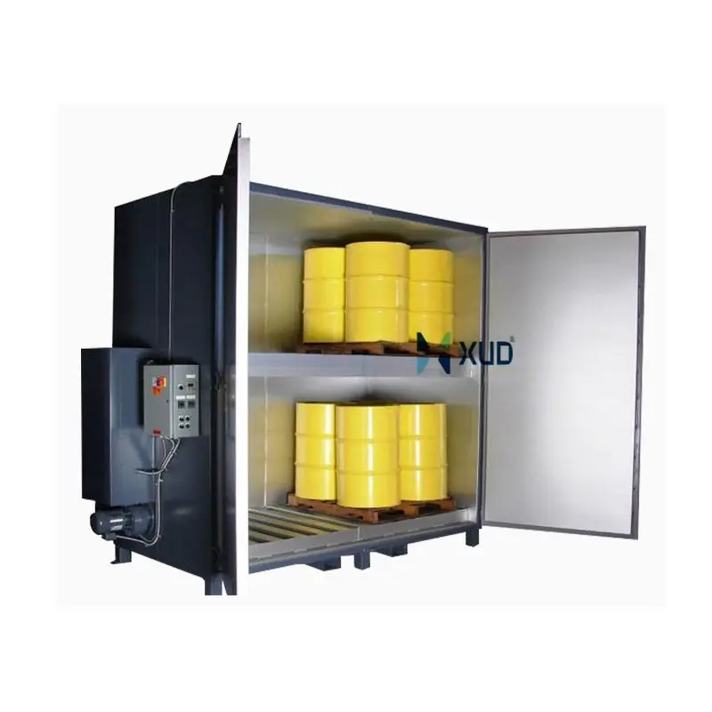 OEM Industrial Hot air Circulation Drying IBC Tank or 200L Drum Oven for Chemical Industry Manufacturer, Supplier
