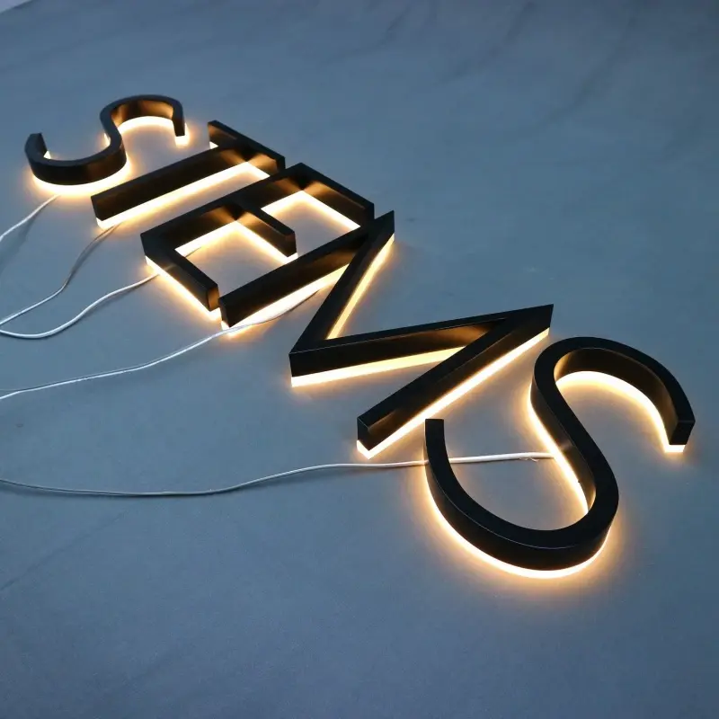 Backlit Lettering Project 1