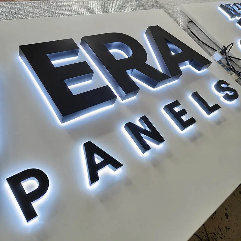 Backlit letter installation showcase 1