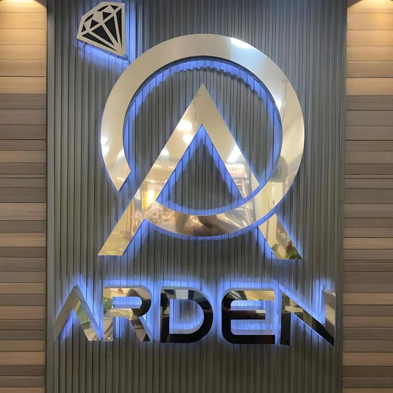 Custom Backlit Illuminated Letters House Number Business Logo