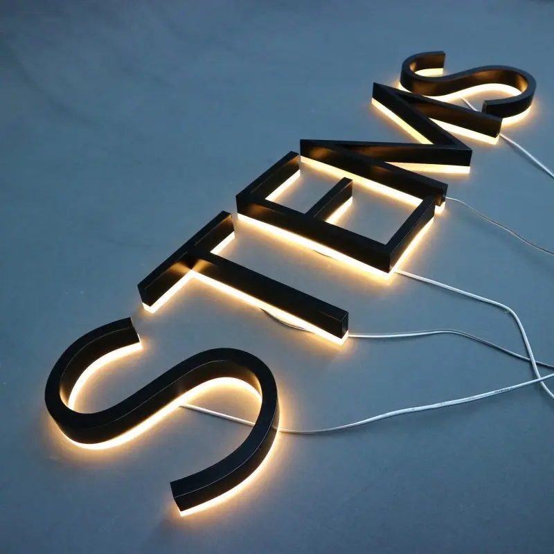 High-Quality RGB Color Changing Backlit Letters Smart LED Sign with Remote Factory, Company