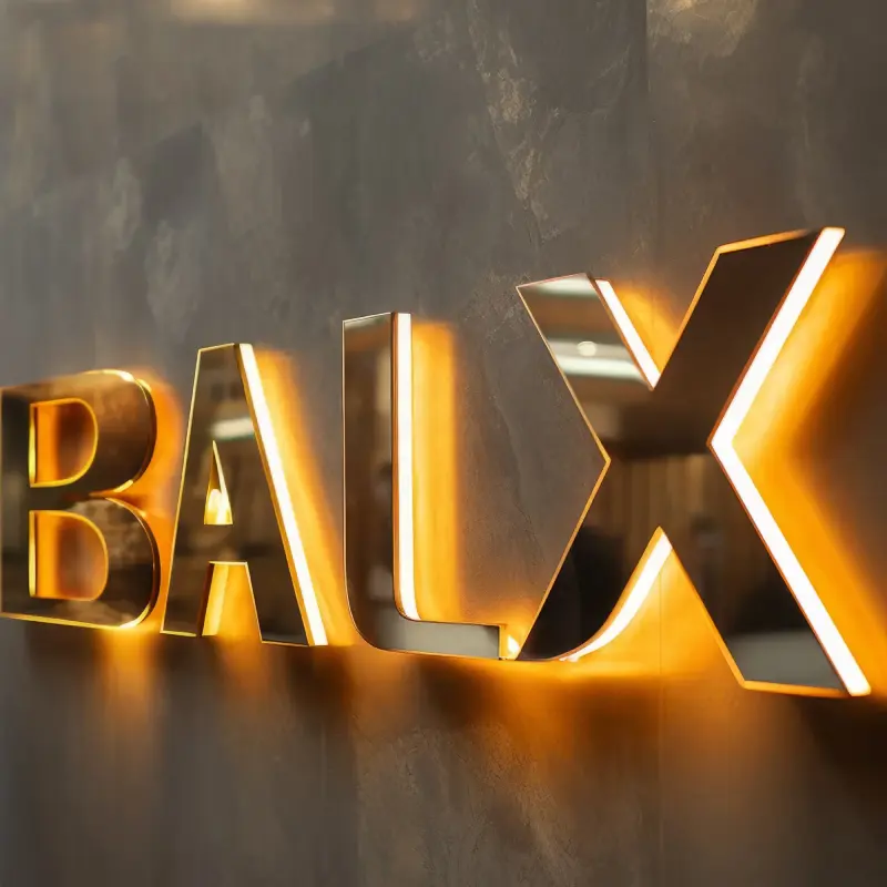Backlit Lettering Project Display 3