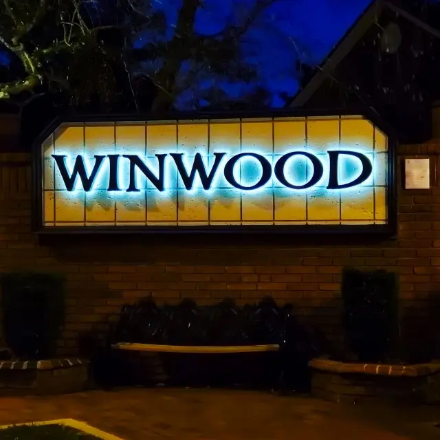 CE Certification Brushed Silver Reverse Lit Backlit Signs with Warm White LED Suppliers, Exporter
