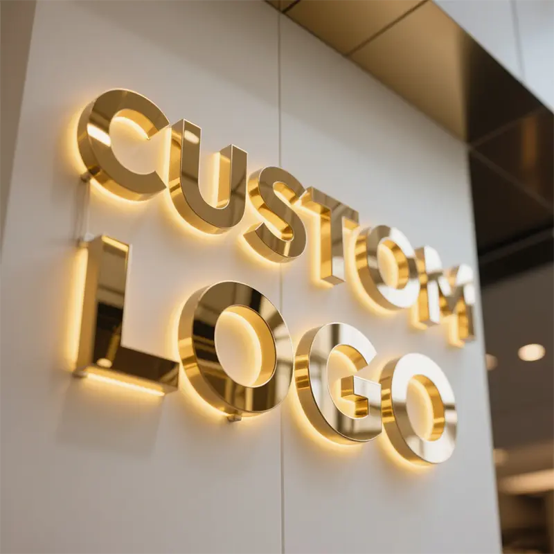 Cheap Backlit Sign Logo Led Light Luminous Letters for Advertising Display Manufacturers, Product