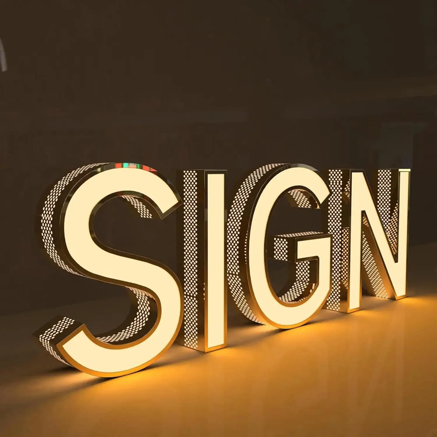 Custom Front Lit Channel Letters For Business On The Wall Manufacturer, Factory