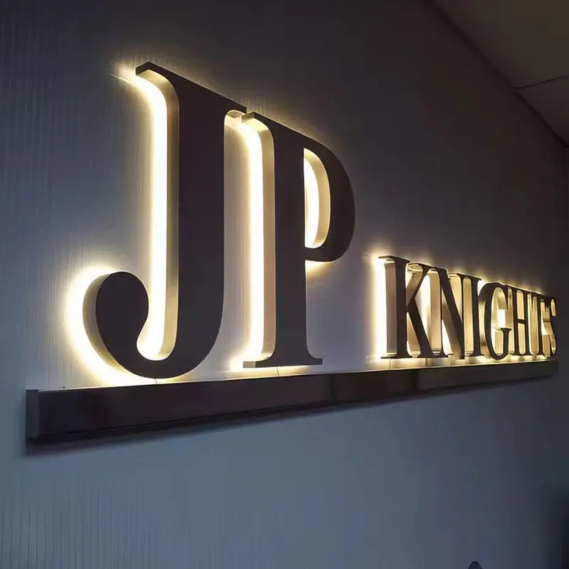 CE Certification Solid Acrylic 3D Backlit Letters with Crystal Side Illumination Companies, Product