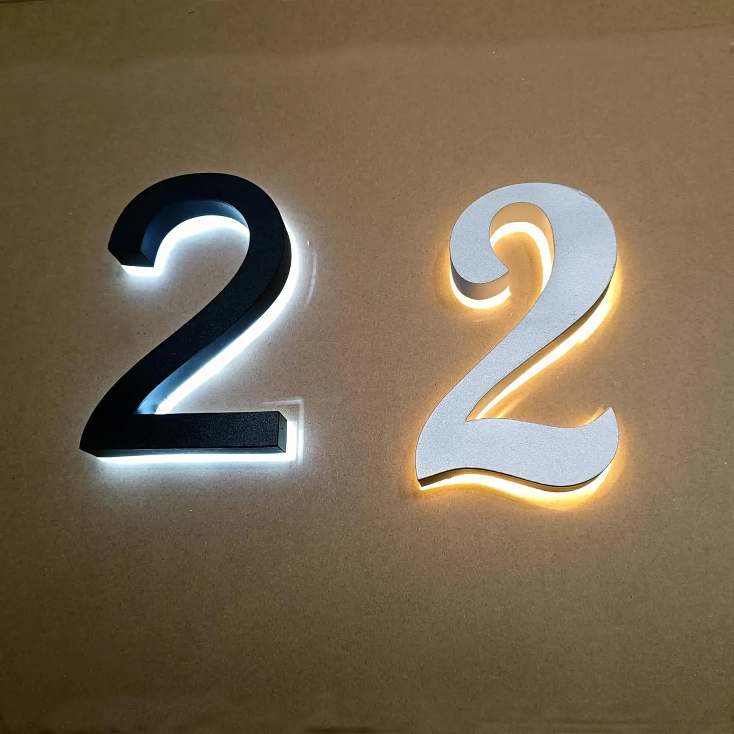 Custom 3D Metal Backlit Outdoor Business Signage  Manufacturer, Products