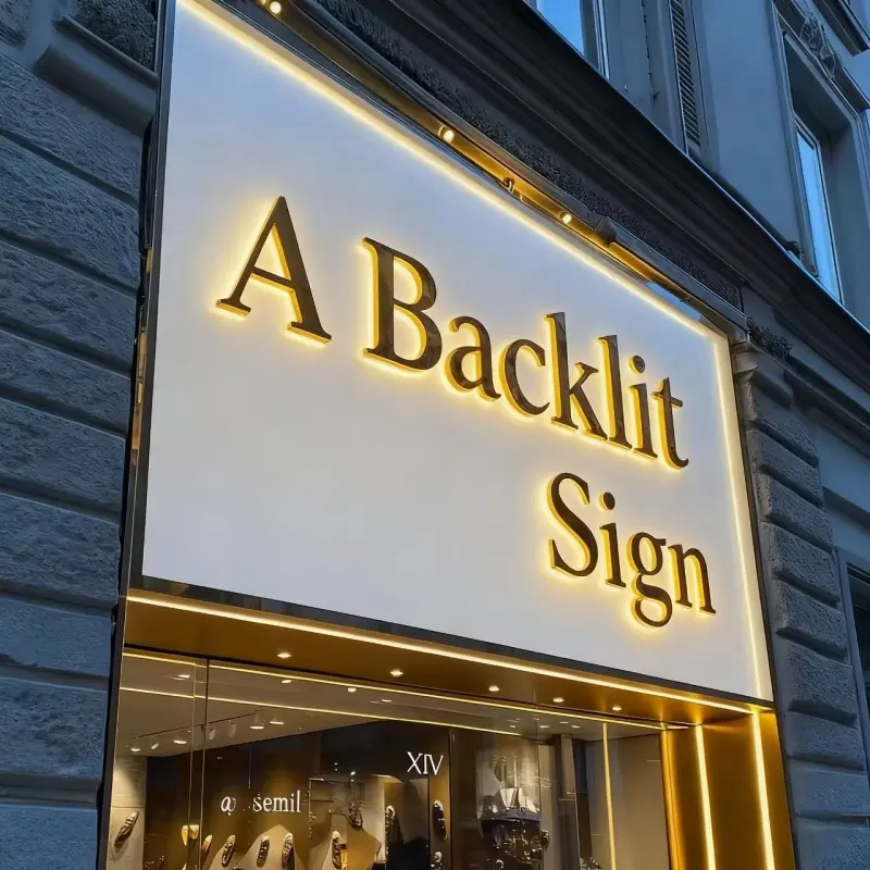 Discount Weather Resistant Exterior Backlit Channel Letters for Retail Stores Supplier, Company
