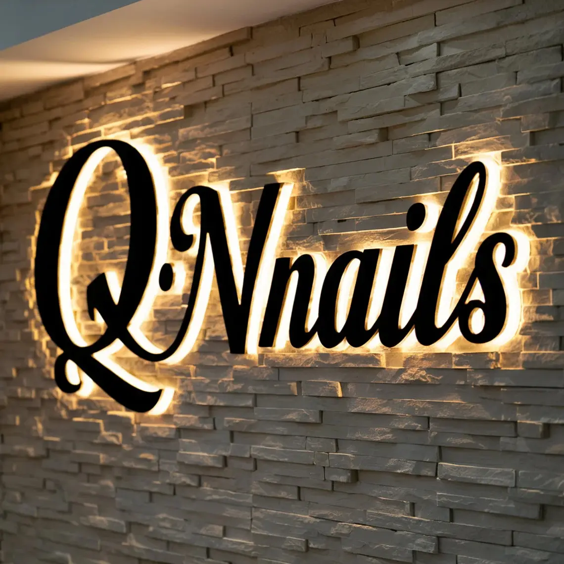Custom Backlit 3D Illuminated Stainless Metal Acrylic LED Letter