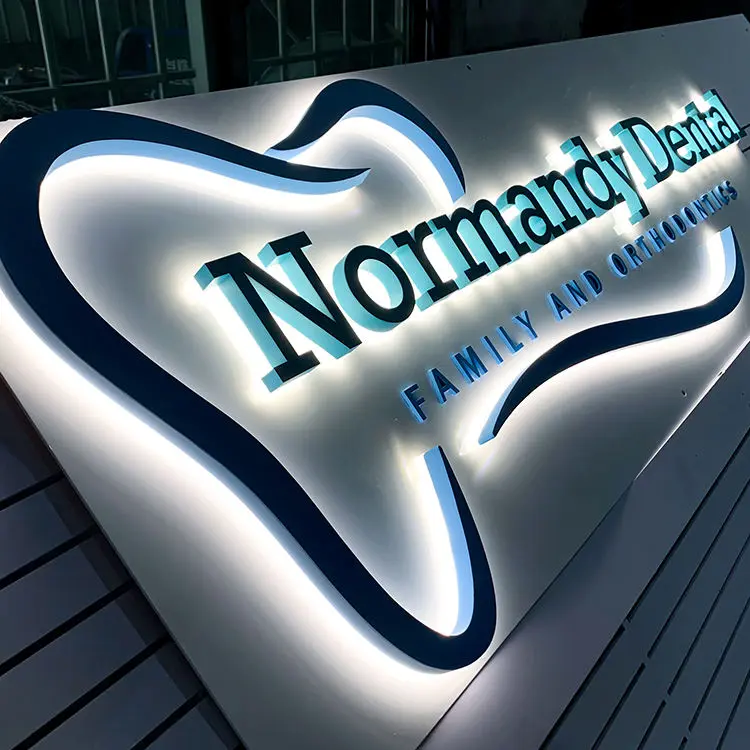 Wholesale Waterproof Outdoor Backlit Channel Letters Anti-Rust Painted Signage Supplier, Exporter