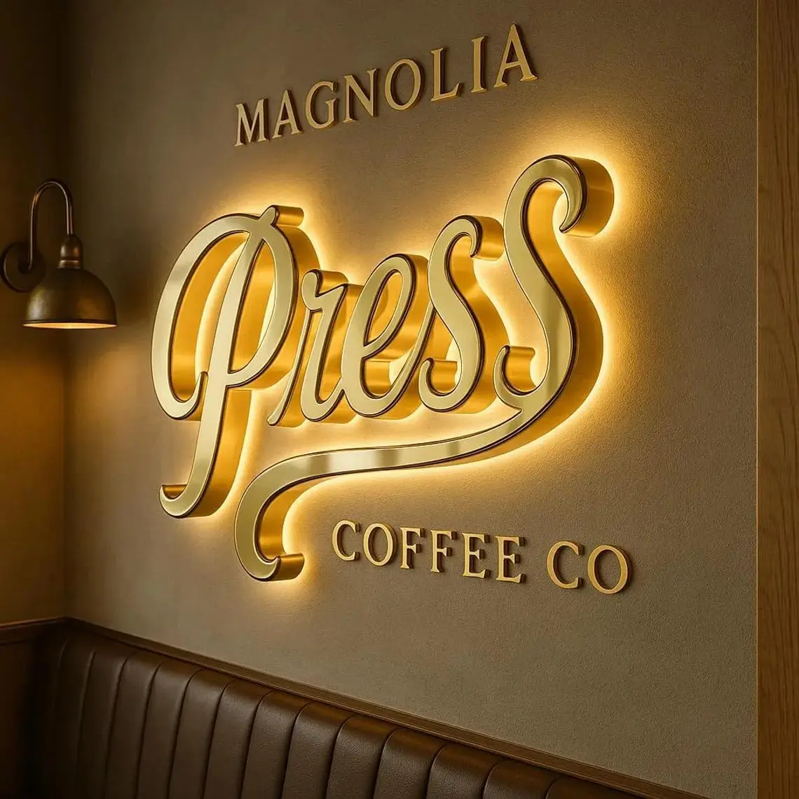 CE Certification Backlit Channel LED Letters On The wall Logo Signs Supplier, Factory