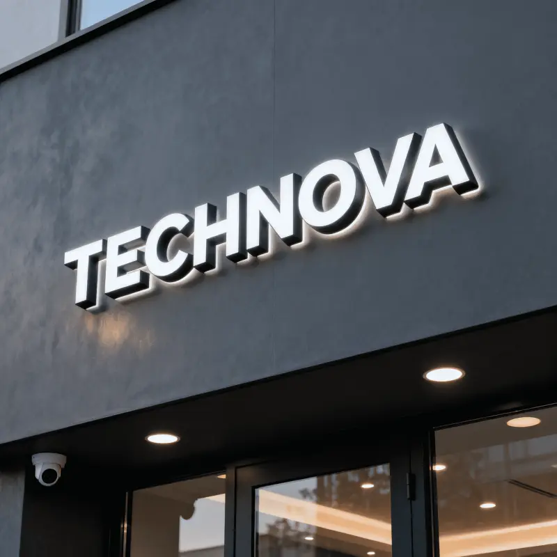Frontlit LED Letter Case 3