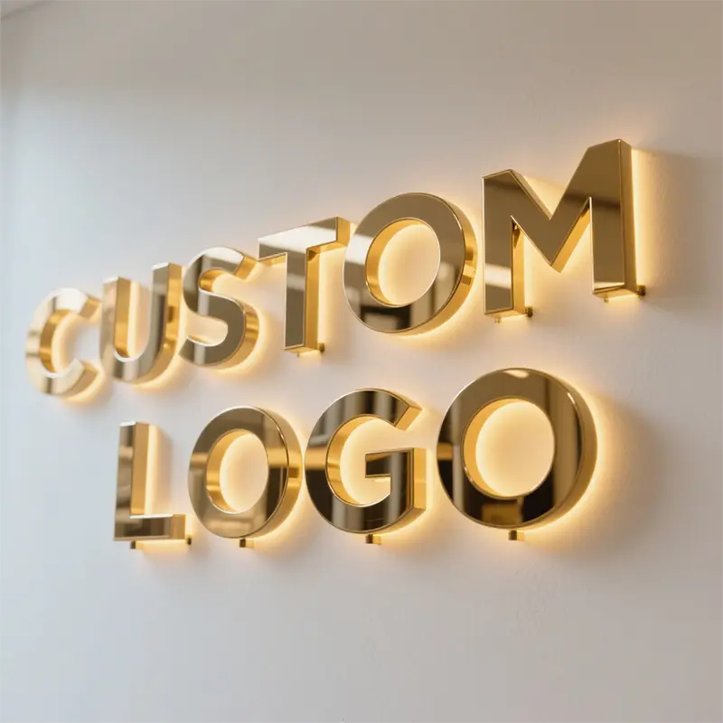 Cheap Backlit Sign Logo Led Light Luminous Letters for Advertising Display Manufacturers, Product