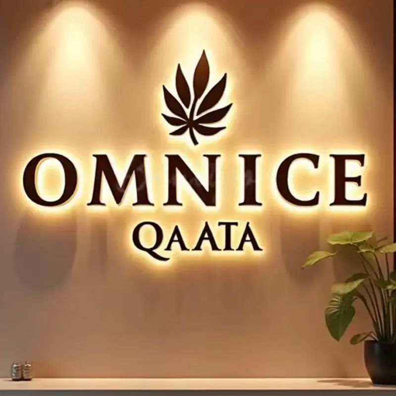 Custom 3D Backlit Gold Mirror Stainless Steel Led Illuminated Channel Letters Factory, Company