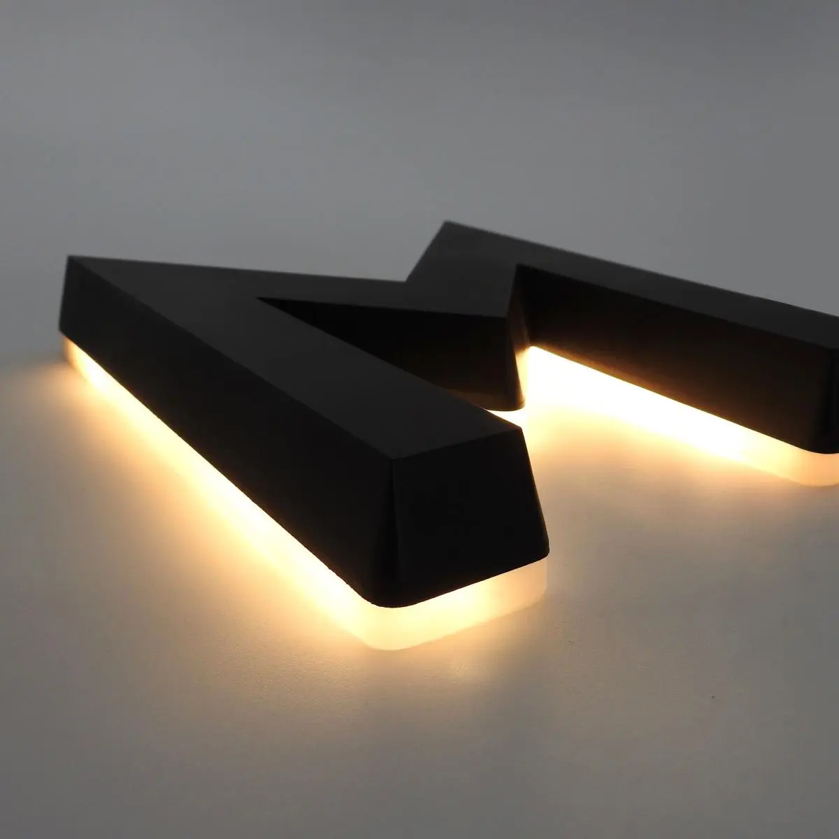 Custom Luxury Mirror Gold Titanium Backlit Letters for Boutique Stores Exporters, Products