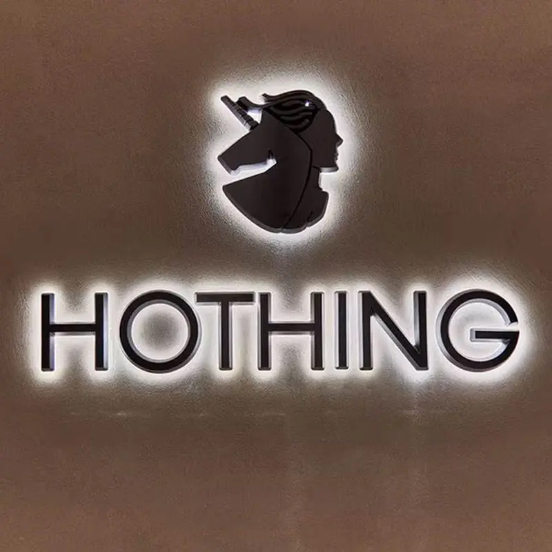 Storefront Backlit Lettering Display