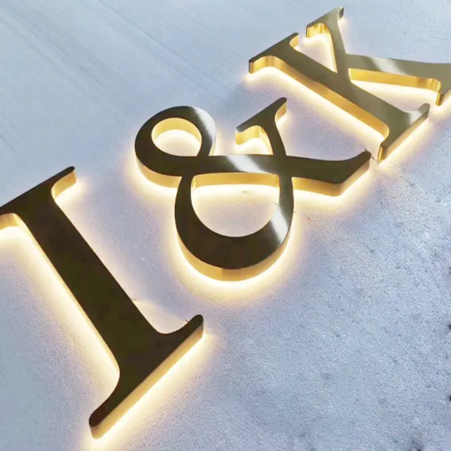 Wholesale Waterproof Outdoor Backlit Channel Letters Anti-Rust Painted Signage Supplier, Exporter