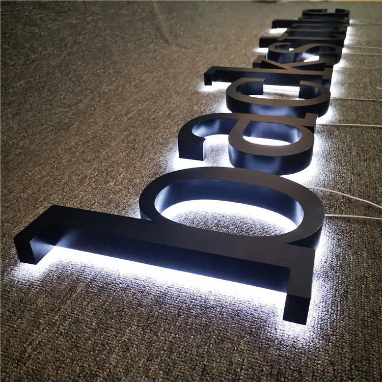 3D Signage Installation Example