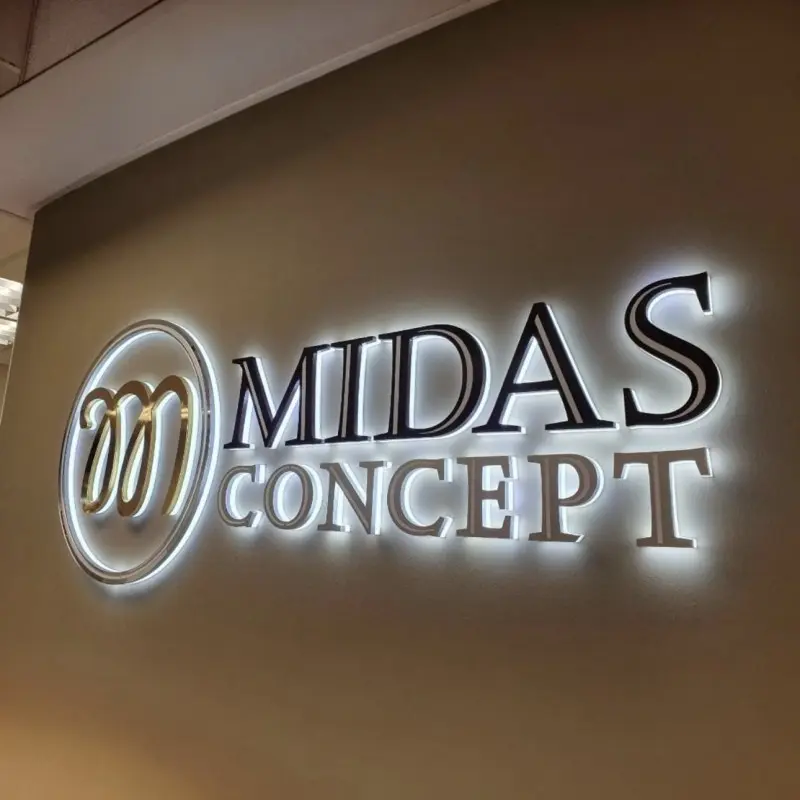 CE Certification Customized Acrylic Backlit LED Business Sign 3d Luminous Acrylic Letter Manufacturers, Supplier