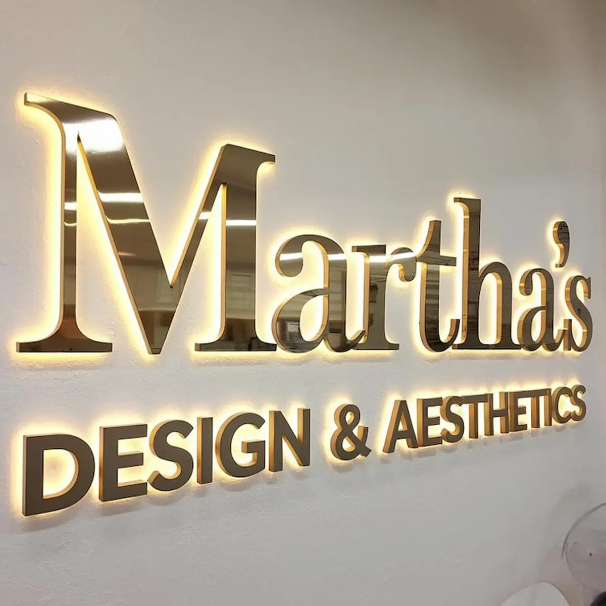 Discount Led Acrylic Backlit Letter Sign Vintage Style Manufacturers, Factory
