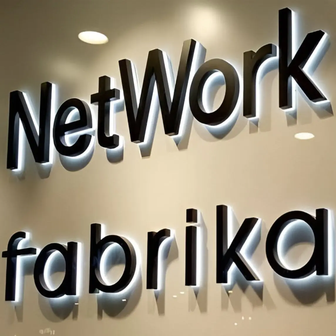 Custom  Led Backlit Letter Sign Backlit Led logo Sign Business Signs Manufacturer, Supplier