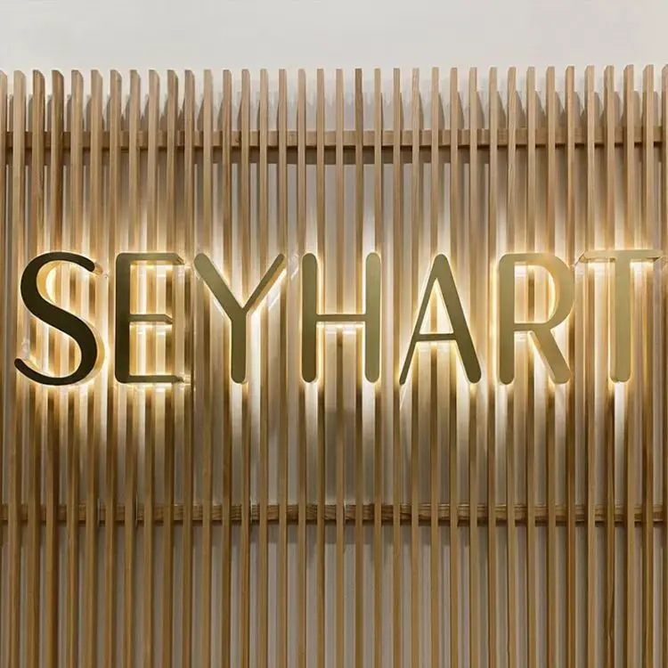 Custom High Quality Metal Backlit Signage Custom Backlit Advertising Light Exporters, Product