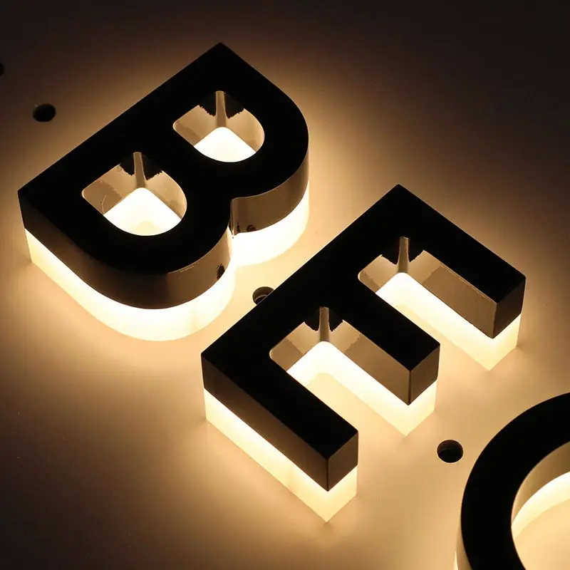 High-Quality Smart RGB Color Changing Backlit Letters with Remote Control Factory, Product