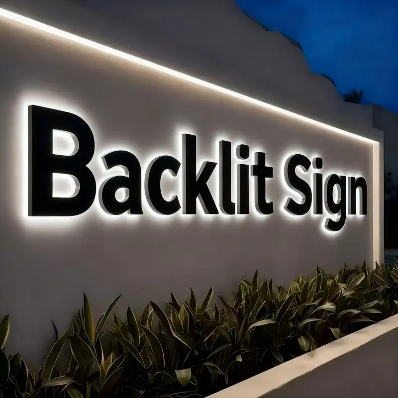 Halo Lit Signage Case 2