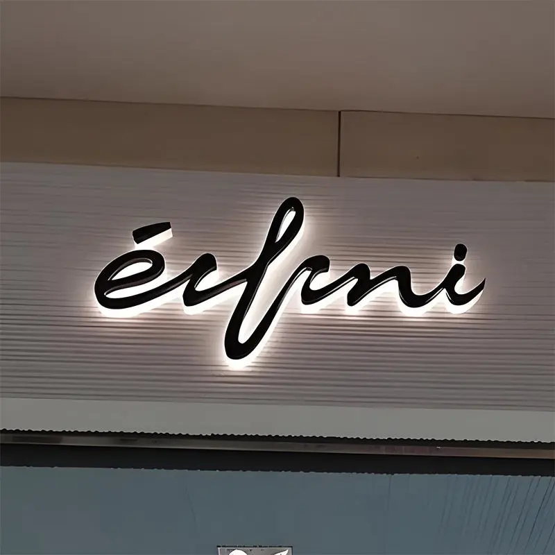 Custom  Led Backlit Letter Sign Backlit Led logo Sign Business Signs Manufacturer, Supplier