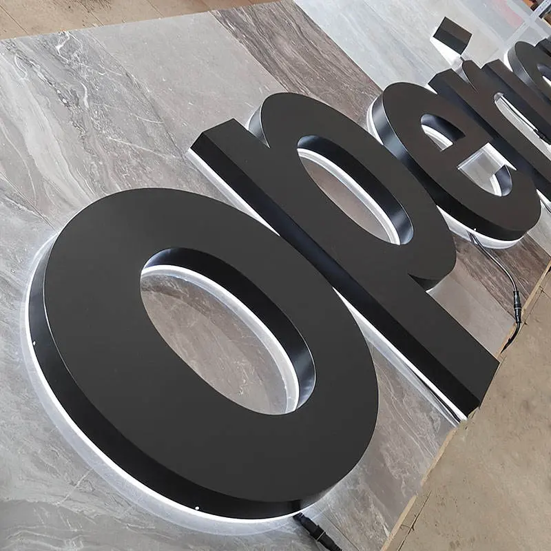 Backlit letter installation showcase 3