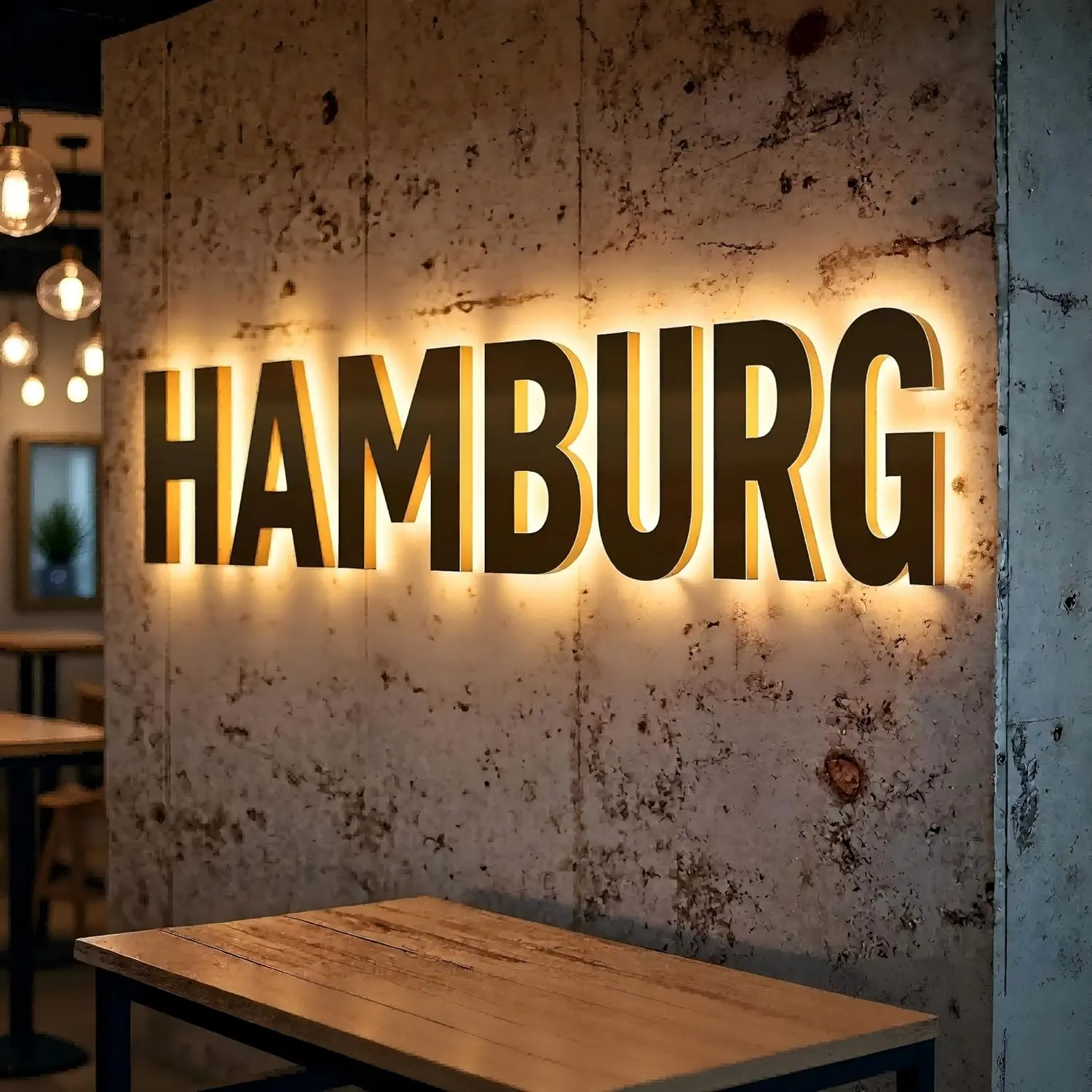 Custom LED Sign Light Up Logos Backlit Lighted Letters Signage