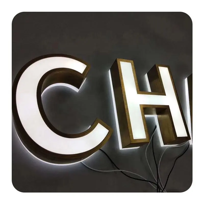 Discount Led Channel Letters Led Shop Front Acrylic Metal Channel Letter Manufacturer, Factory