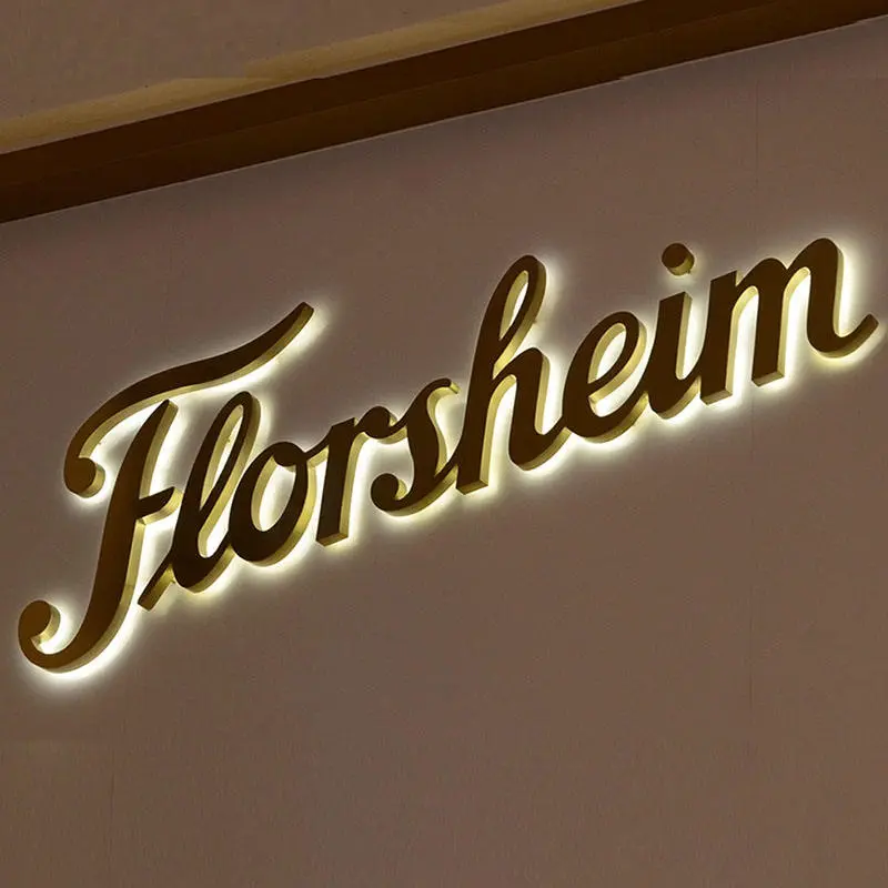 CE Certification Solid Acrylic 3D Backlit Letters with Crystal Side Illumination Companies, Product