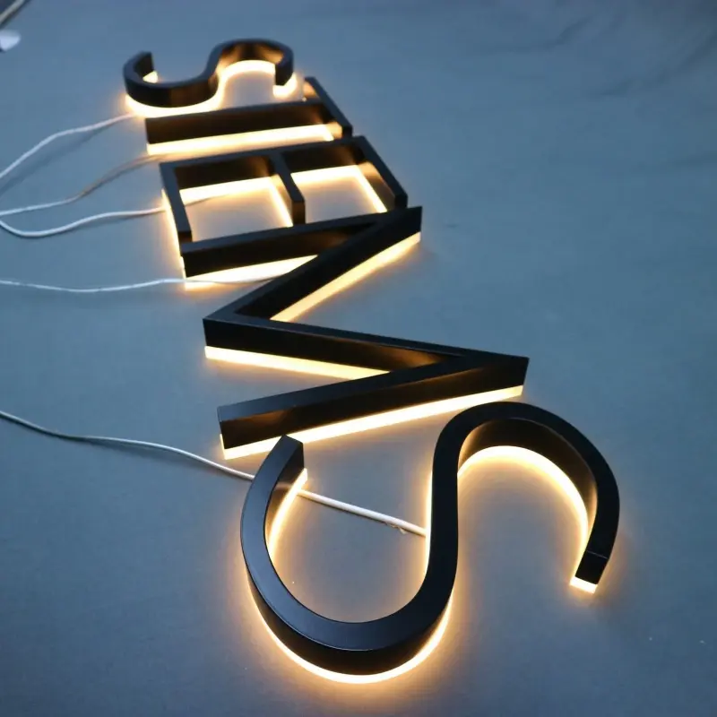 High-Quality RGB Color Changing Backlit Letters Smart LED Sign with Remote Factory, Company