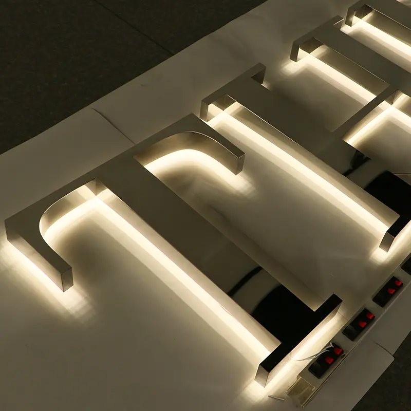 CE Certification High Quality Customized Business Led Letter Backlit Sign Manufacturers, Factories