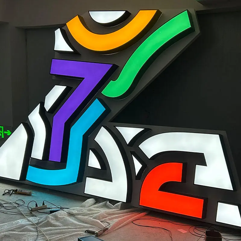 Cheap Storefront Led Light Letter Sign Front Luminous Business Logo Supplier, Factories