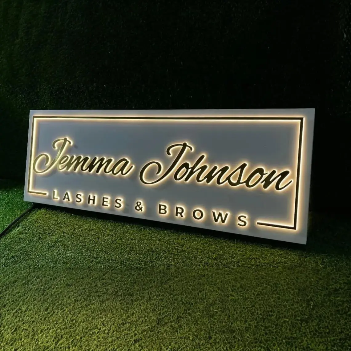 Backlit Lettering Case 1