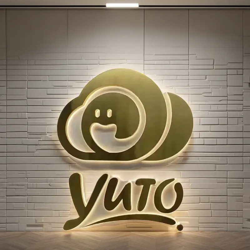 Wholesale rushed Silver Backlit Office Signs Reception Wall LED Letters Manufacturer, Exporters
