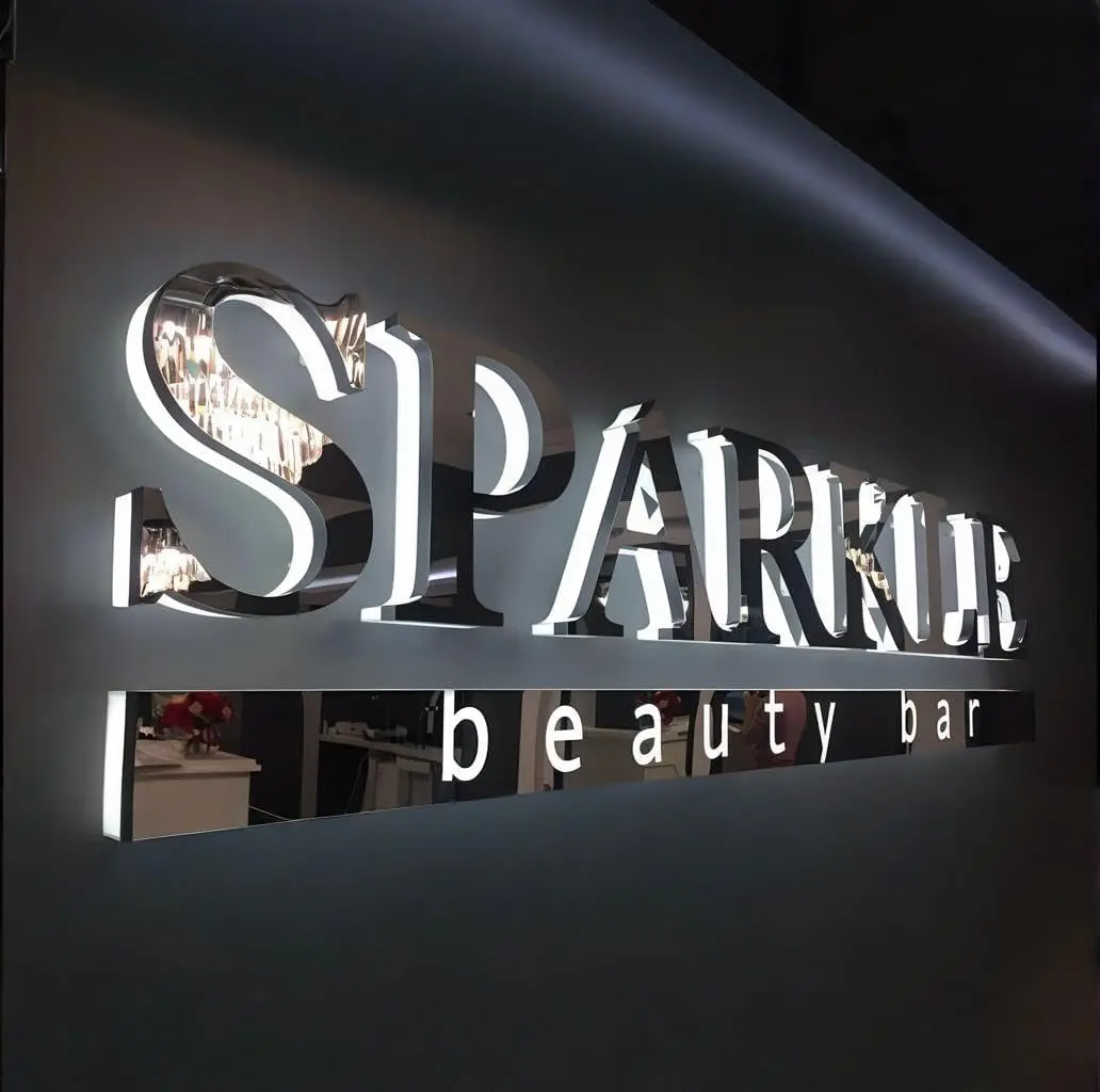 CE Certification Backlit Channel LED Letters On The wall Logo Signs Supplier, Factory